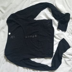 pacsun love sleeve cropped top